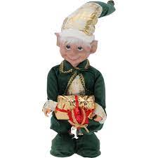 Noel elf télescopique -88cm-rouge-blanc + paquet cadeau - Image 4