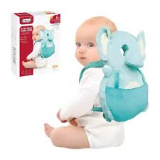 Coussin de tête pour bebe-30cm-elephant/tigre