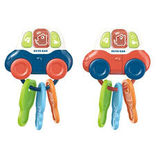 Voiture musicale et lumineuse +anneau de dentition ASST