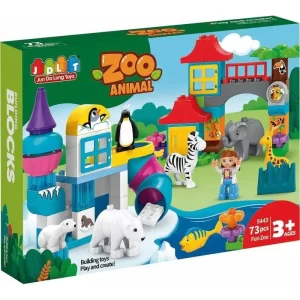 Bloc de construction-73pcs-big city zoo
