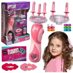Jeu de création machine a perles pour cheveux +accessoires +6ans