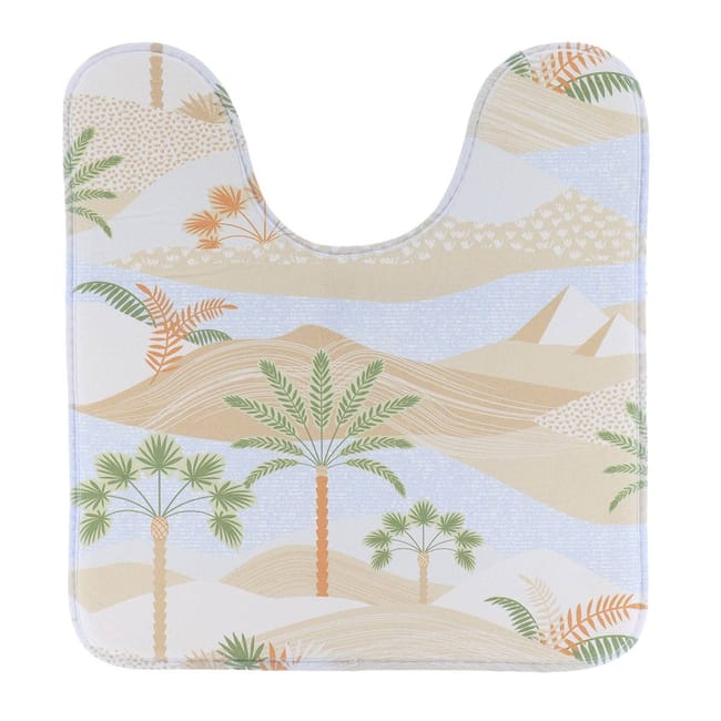 TAPIS CONTOUR WC-45X50CM-EN MICROFIBRE IMPRIME LOUXOR - Image 3