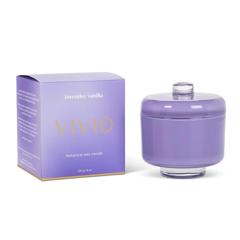 BOUGIE PARFUMEE 230G LAVANDE ET VANILLE