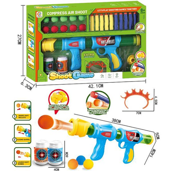 Pistolet a mousse+ accessoires+8ans - Image 4