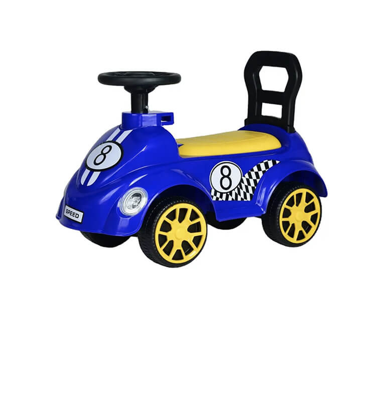 Voiturette enfant-39x40x62cm-8 speed-bleu-jaune