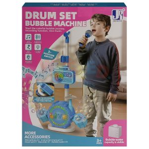 Jeu drum set Bubble machine micro ajustable