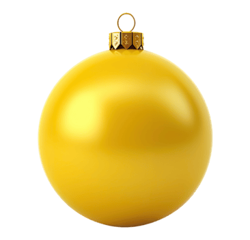 NOEL-BOULE DE SAPIN-25CM-EN PLASTIQUE-DORE MAT - Image 2