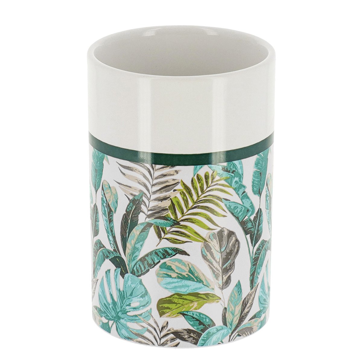 Gobelet de douche en dolomite rond imprime jardin d'hiver - Image 4