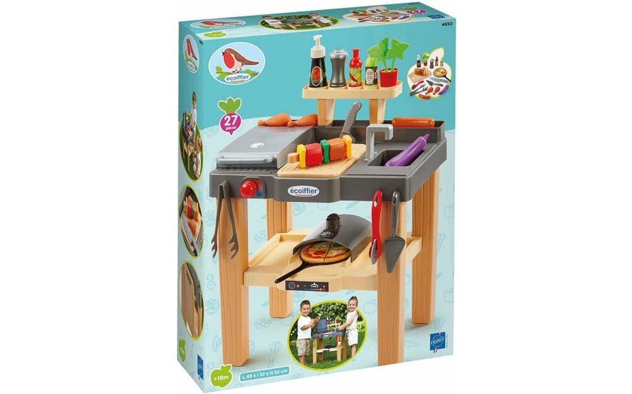 DINETTE SET CUISINE D'ETE SET DE 27PCS+18MOIS