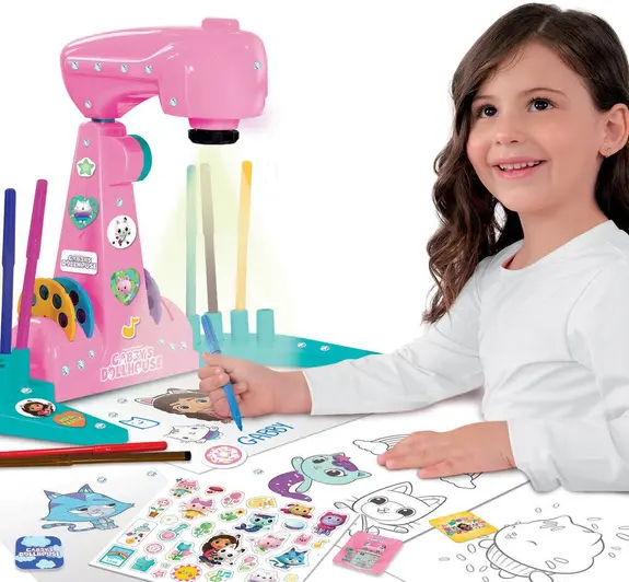 Jeu éducatif gabby's Doll house projecteur a dessiner 32 images +4ans - Image 2