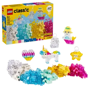 LEGO-LA BOITE DE BRIQUES TRANSPARENTES MAGIQUES-340PCS