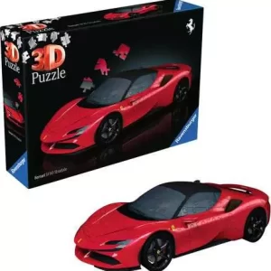 Puzzle -161pcs-3d ferrari sf 90 strodale +8ans