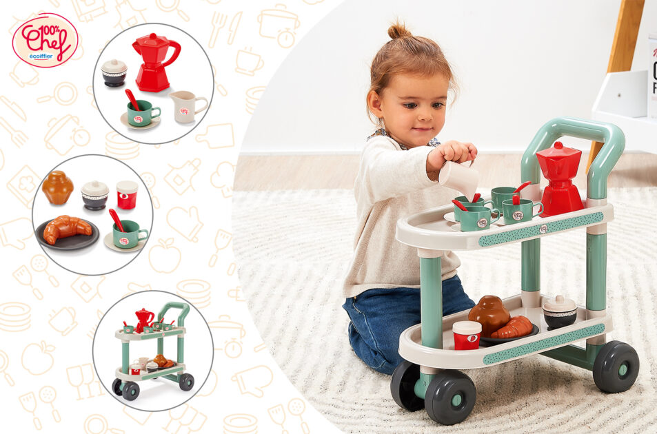 Dinette set desserte pour petit dejeuner +accessoires-22pcs - Image 4