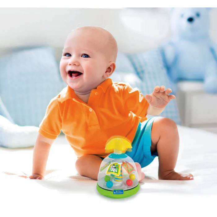 Clementoni baby le manège a billes happy Animals spinning top+9mois - Image 3