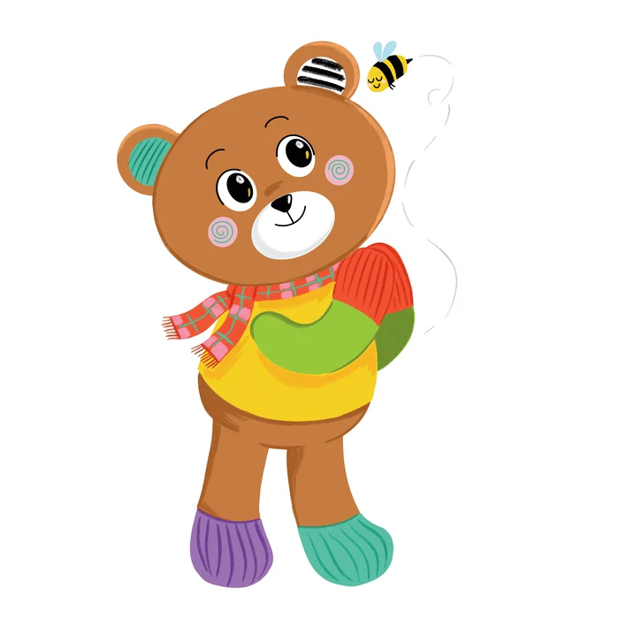 Clementoni baby peluche ours bob the Bear +0mois - Image 4