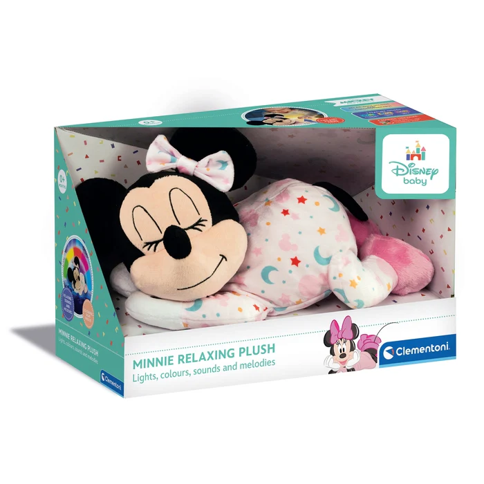CLEMENTONI-DISNEY BABY PELUCHE MINNIE RELAXANTE+0MOIS