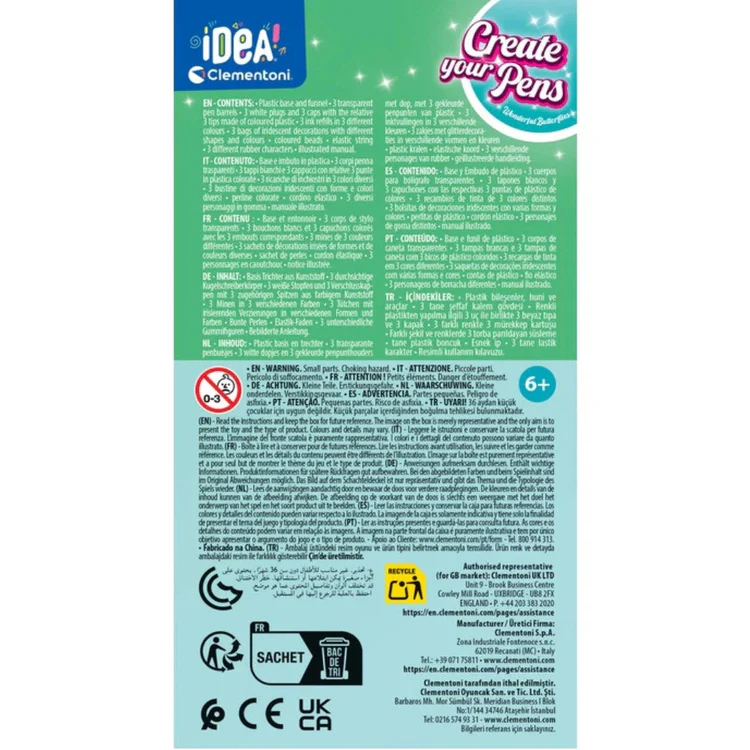 Clementoni IDEA création de stylos 3 stylos +6ans - Image 4