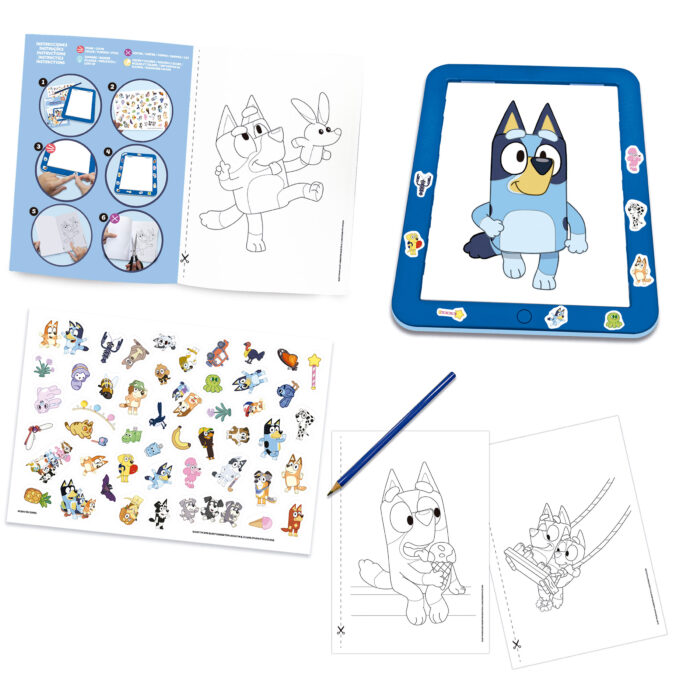 Jeu d'artiste bluey tablette a dessins +5ans - Image 2
