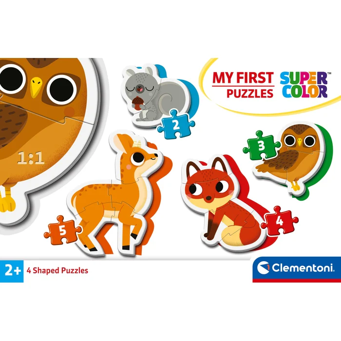 Clementoni my first puzzles 4 puzzles Wild Animals +2ans - Image 3
