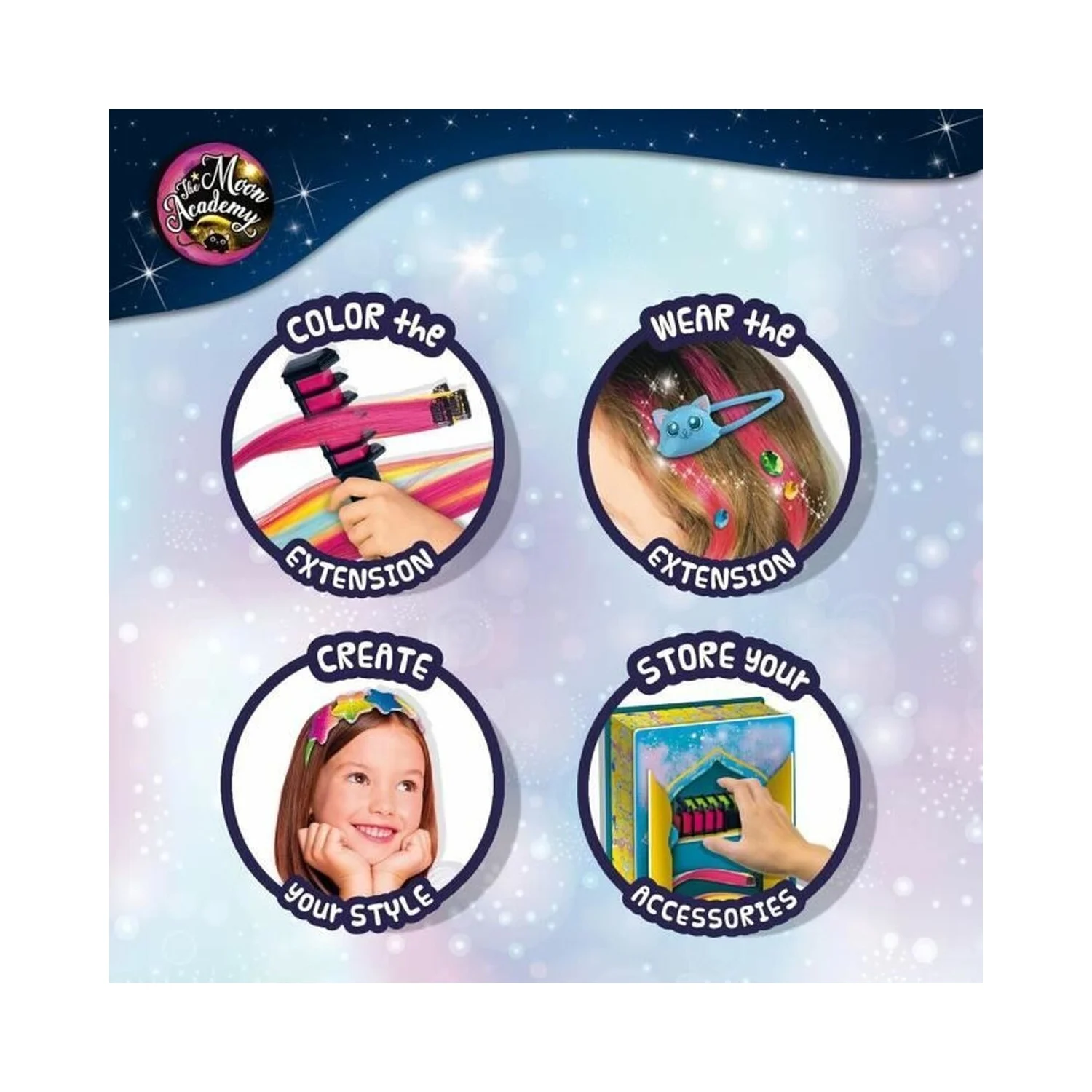 Jeu de creation the moon academy coiffure lunaire+7ans - Image 2