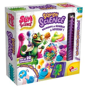 Jeu de science squish slime découvre la puissance a pression 7ans