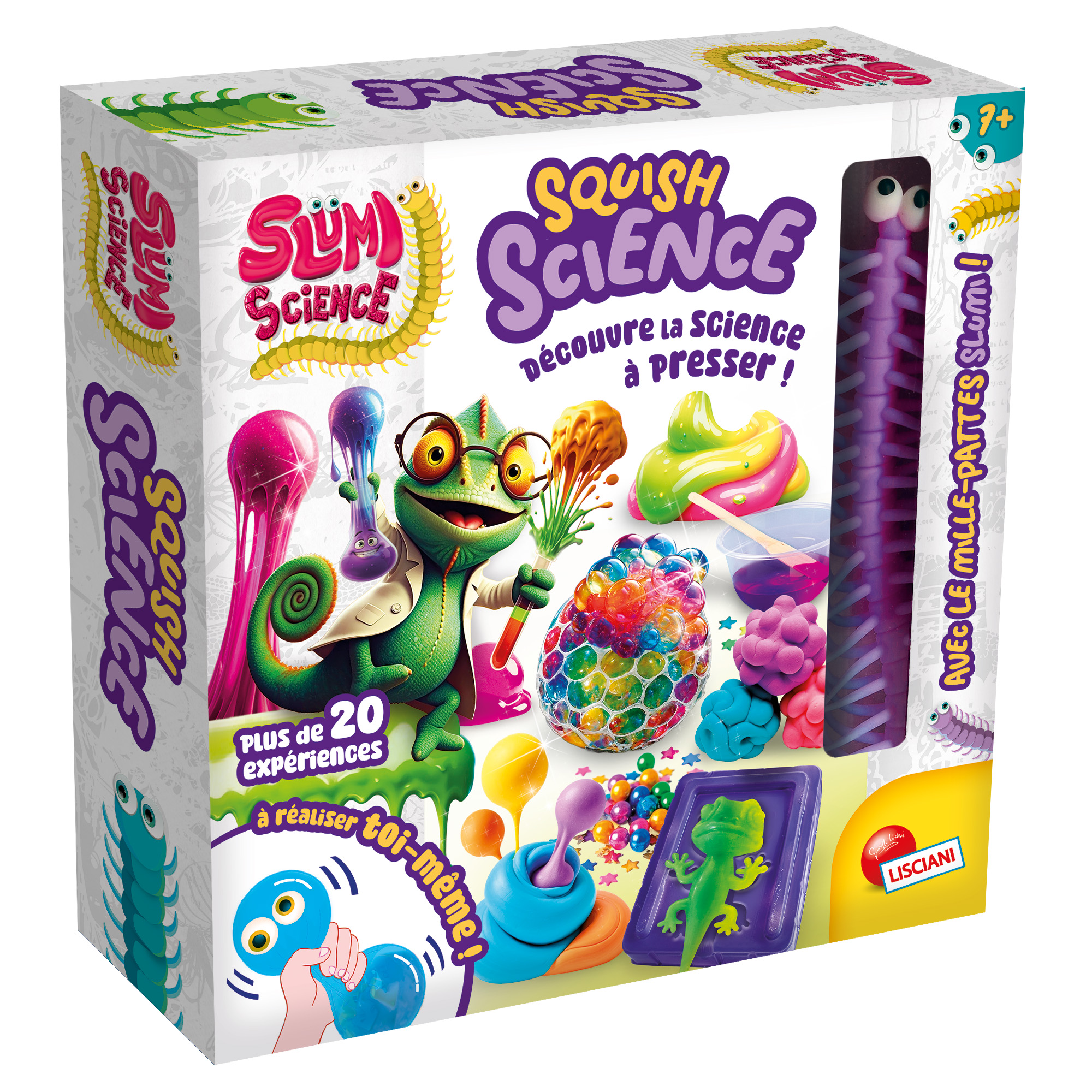 Jeu de science squish slime découvre la puissance a pression 7ans