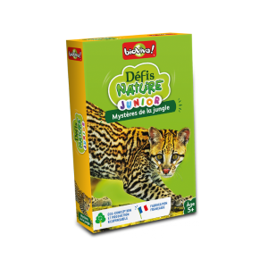 Jeu défis nature junior mystères de la jungle 34 cartes +5ans