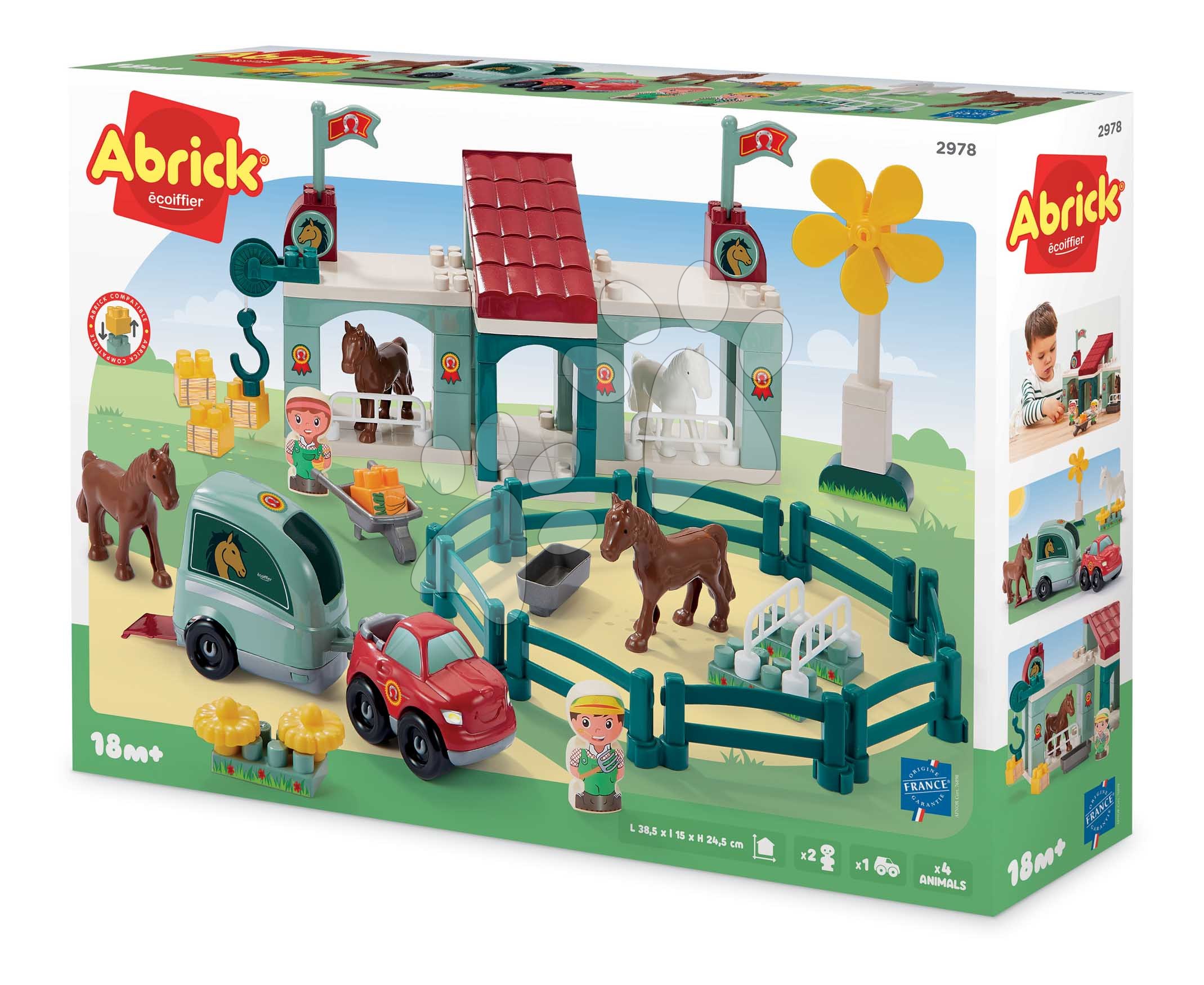 BLOC DE CONSTRUCTION CENTRE HIPPIQUE