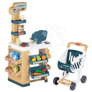 SMOBY-MARCHANDE CAISSE ENREGISTREUSE ELECTRIQUE+CHARIOT