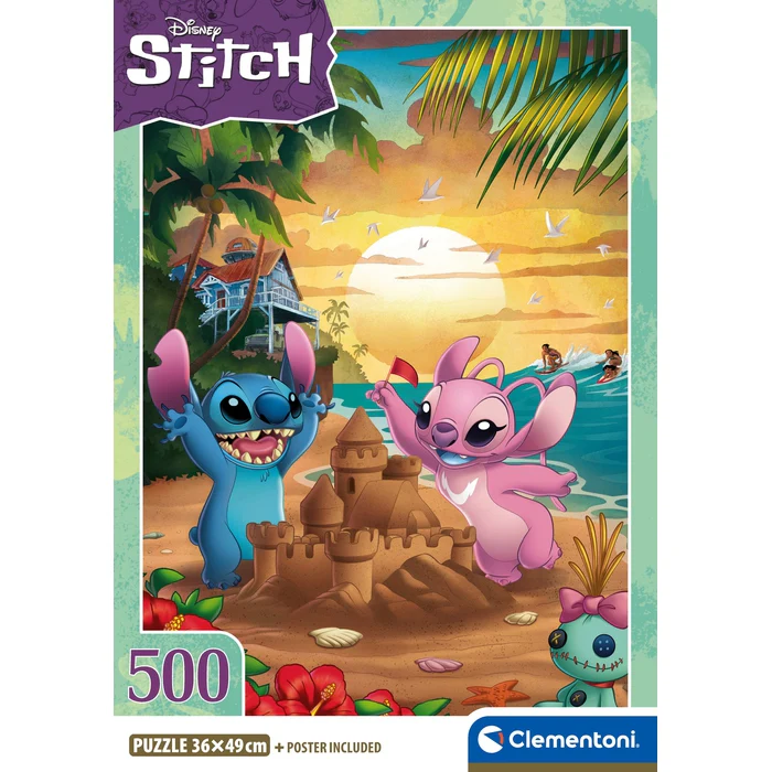 Clementoni puzzle-500pcs-disney stitch - Image 2
