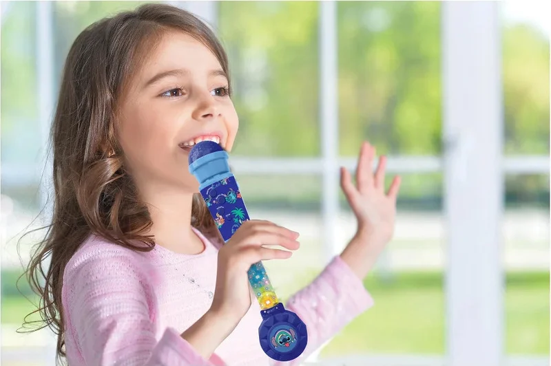 Microphone lumineux-bleu-stitch+4ans - Image 3