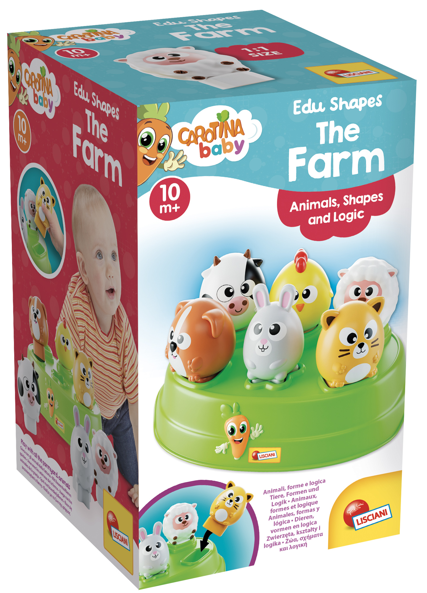 Jeu éducatif carotina animaux de la ferme formes et logique+12mois - Image 2