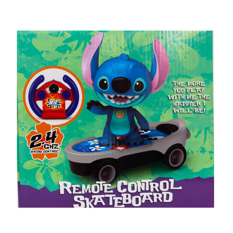 Figurine stitch sur skateboard r/c bleu - Image 3