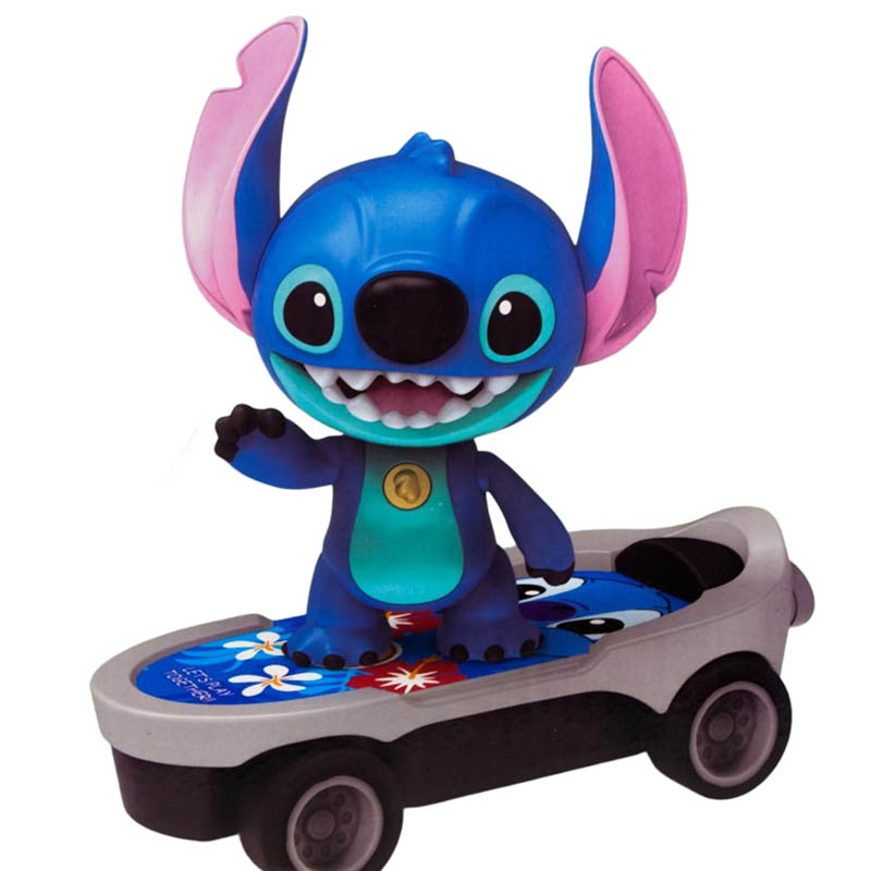 Figurine stitch sur skateboard r/c bleu - Image 5