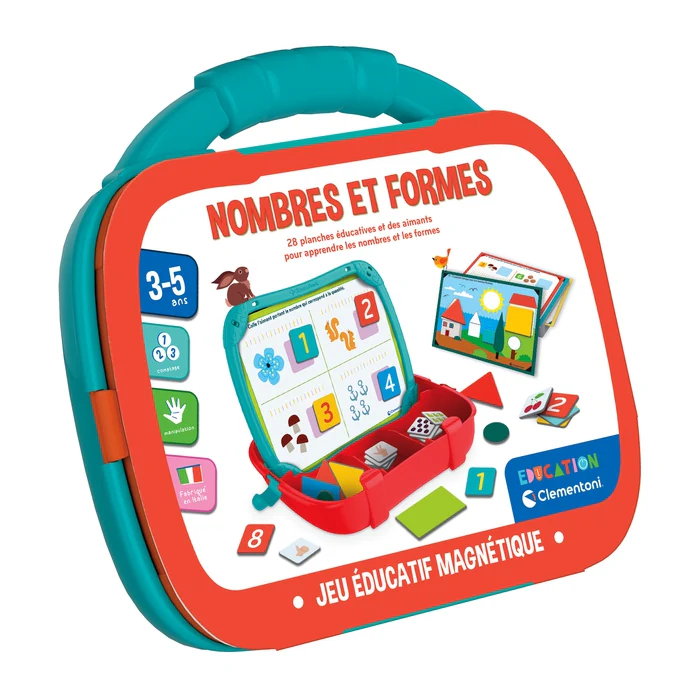 Clementoni jeu educatif magnetique nombres et formes-3-6ans