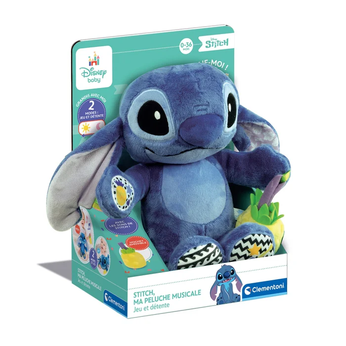 Clementoni Disney baby stitch ma peluche musicale-0-36mois - Image 7