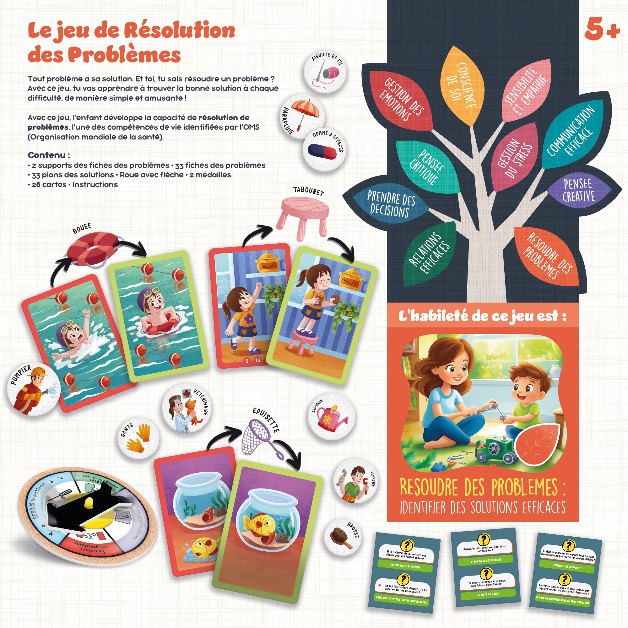 JEU EDUCATIF-LE JEU DE RESOLUTION DES PROBLEMES+5ANS - Image 3