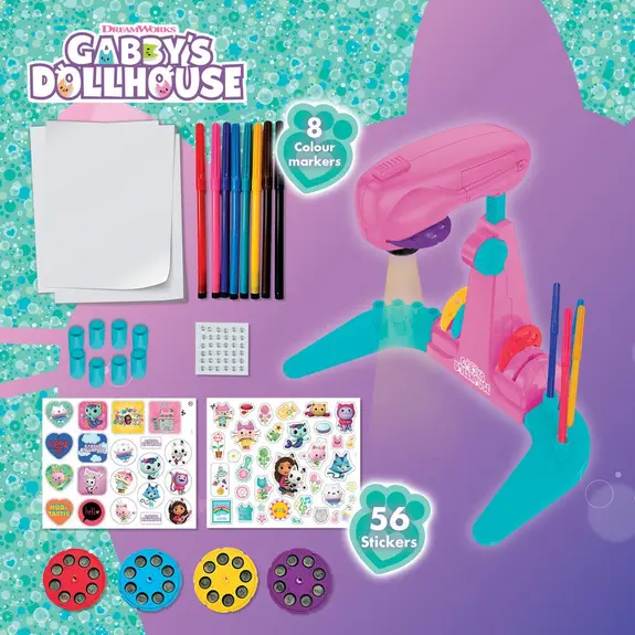 Jeu éducatif gabby's Doll house projecteur a dessiner 32 images +4ans - Image 4