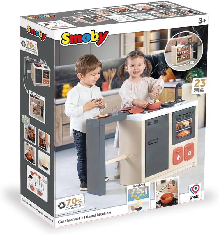 SMOBY-CUISINE ILOT-23 ACCESSOIRES+3ANS
