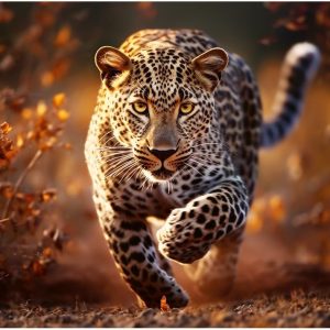 PUZZLE 1000PCS PHOTO ODYSSEY LEOPARD  SAUVAGE