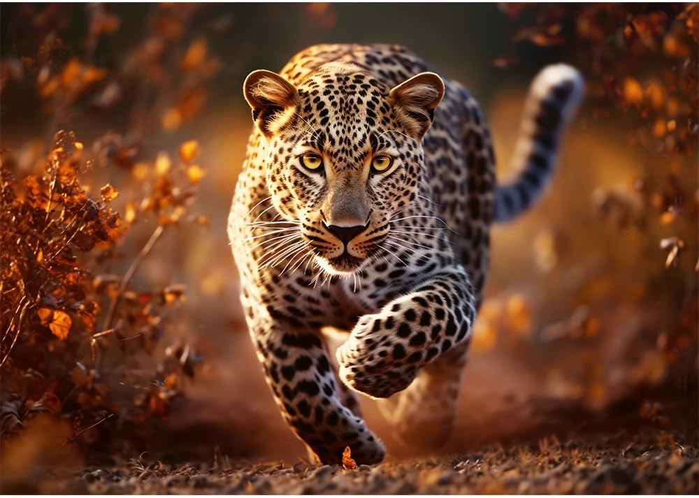PUZZLE 1000PCS PHOTO ODYSSEY LEOPARD SAUVAGE