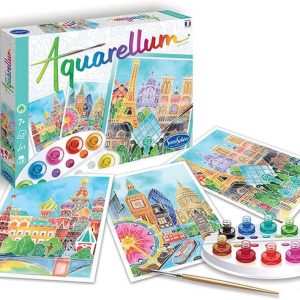 CAPITALES GRAND FORMAT AQUARELLUM-25X35.5CM+7ANS