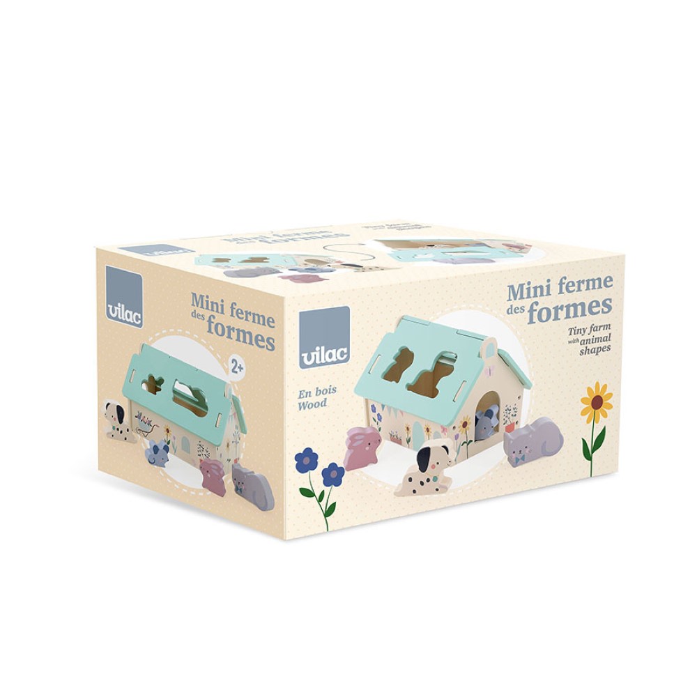 JEU MINI FERME DES FORMES +2ANS