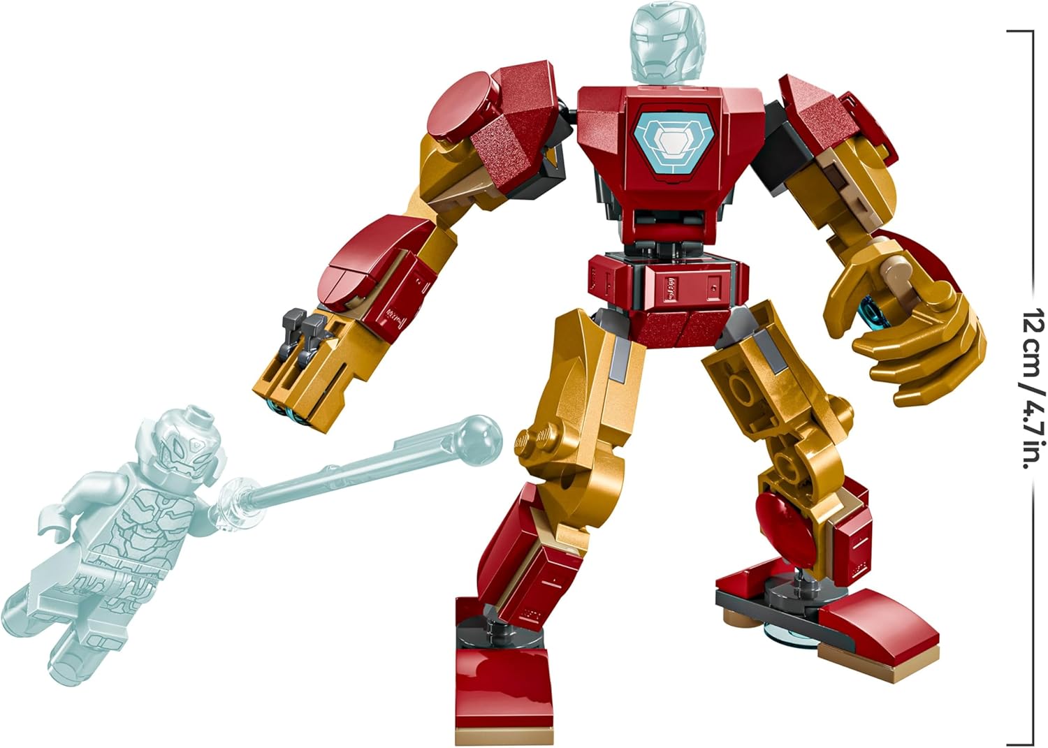 LEGO-LE ROBOT D'IRON-MAN CONTRE VITRAN-105PCS+6ANS - Image 3