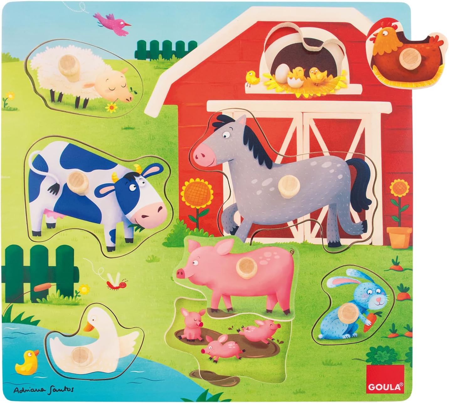 PUZZLE MAMAN BEBES FERMES-GOULA - Image 3