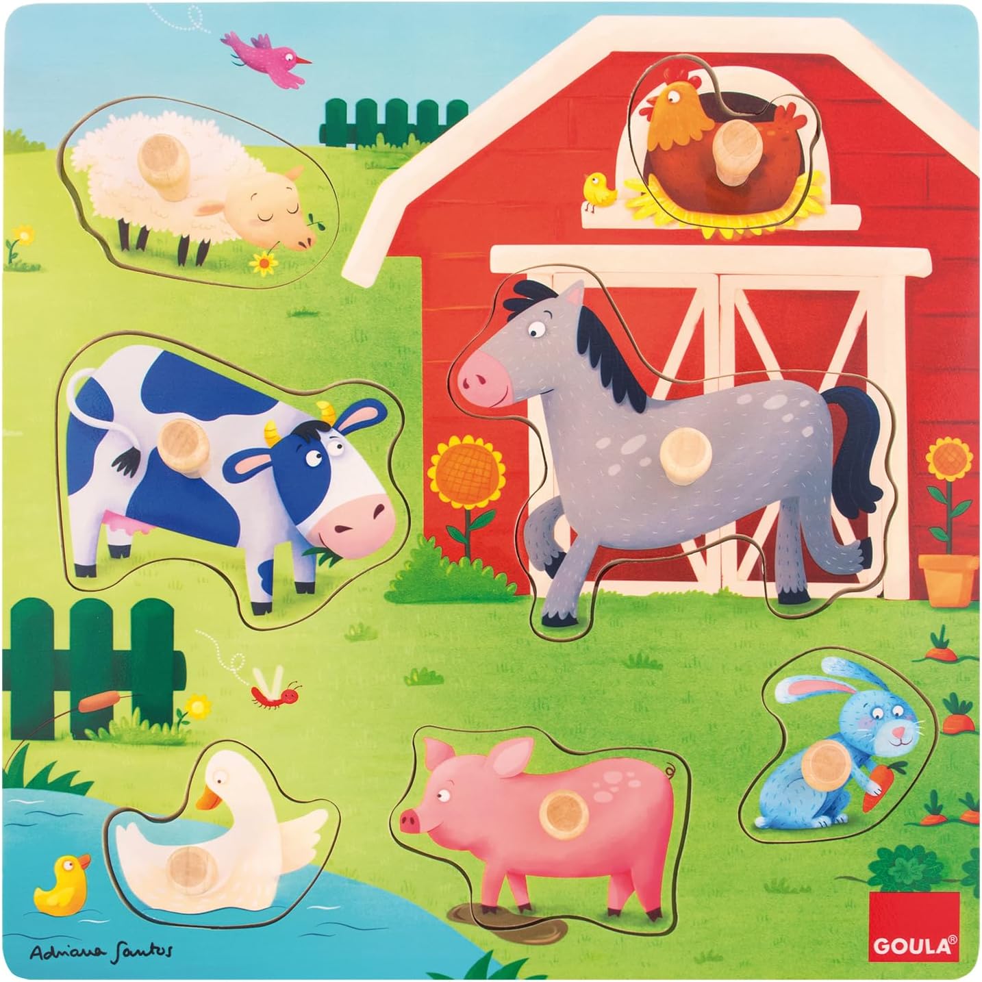 PUZZLE MAMAN BEBES FERMES-GOULA