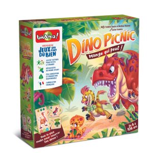 Puzzle dino picnic mange qui peut