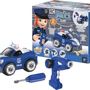 VOITURE DE POLICE RADIOCOMMANDEE-ASST+3ANS