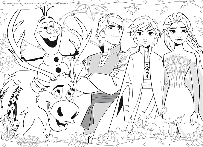 PUZZLE 48PCS-2EN1 FROZEN-35X25CM+4ANS - Image 3