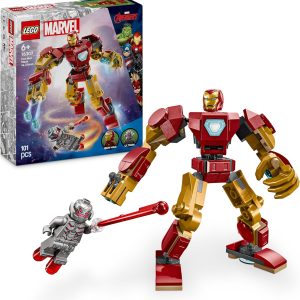 LEGO-LE ROBOT D'IRON-MAN CONTRE VITRAN-105PCS+6ANS